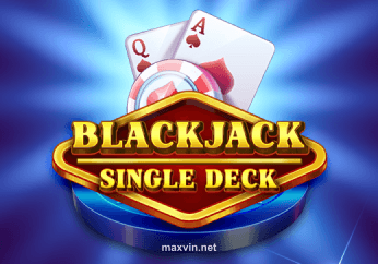 Ảnh minh họa trò chơi Backjack Single Deck trên nền tảng maxvin
